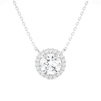 Collana Ama Donna in Oro bianco Diamante Lab Grown 1.15 Ct AMA-GI-102-16-CT1,15 - AMA-GI-102-16-CT1,15